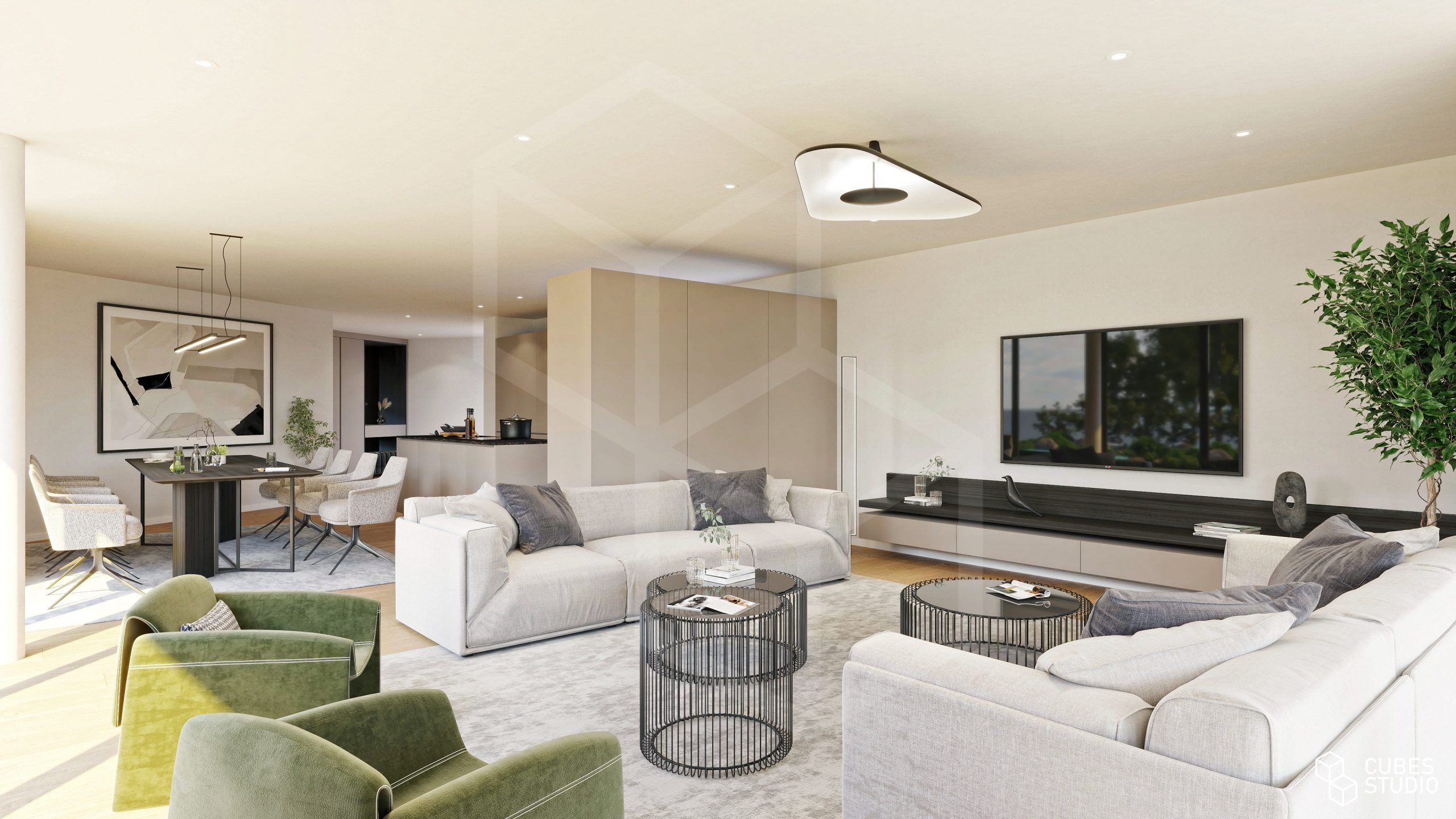 Modern design- TERRACE HOUSING I - Cubes Studio